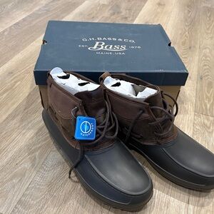 Bass Louie Chocolate boot duck boot style brand new size 11